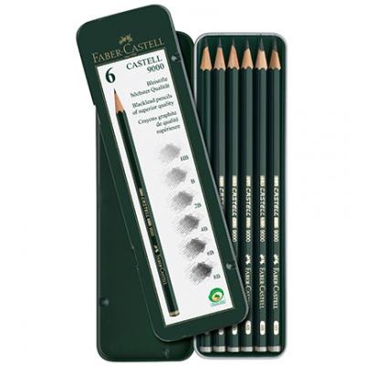 Faber Castell - Castell 9000 6er Etui